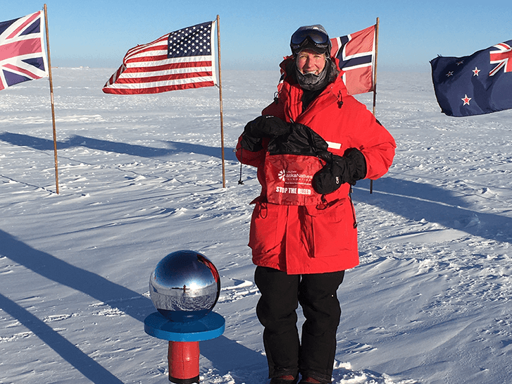 STOP THE BLEED comes to Antarctica